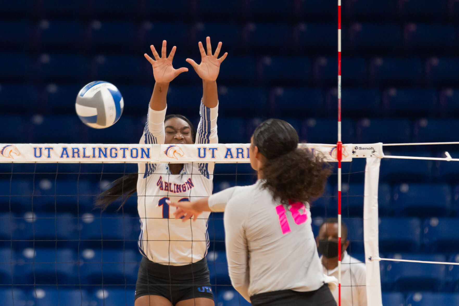 Photos: UTA volleyball falls to in-state rival Texas State University